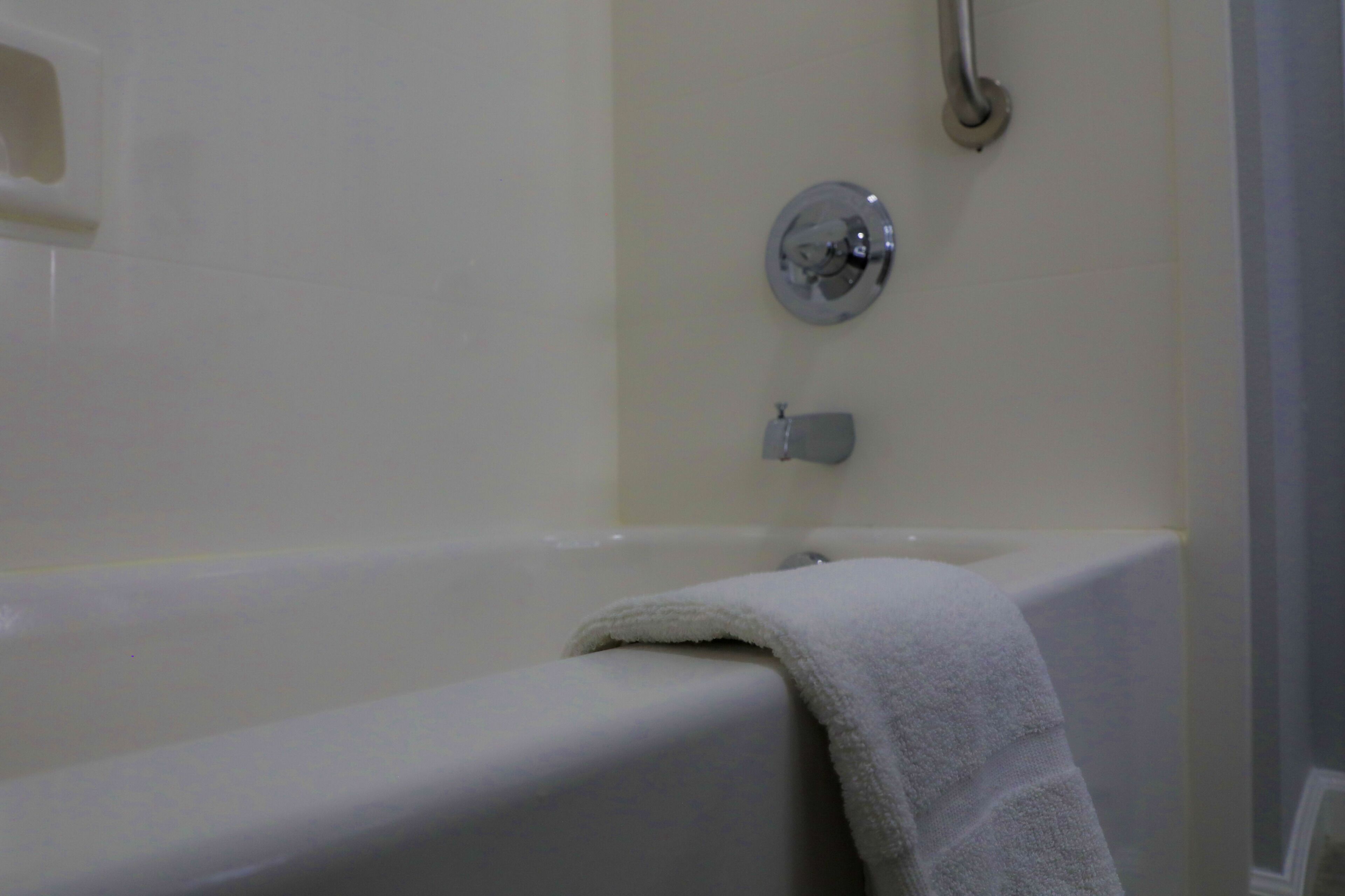 free toiletries, hair dryer, towels, soap