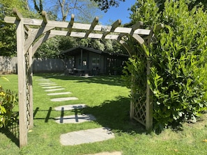 Entrance to Garden and cottage