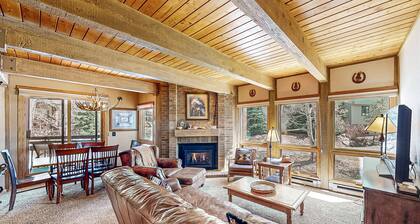 Classic Steamboat lodge with hot tubs & pool - steps from gondola
