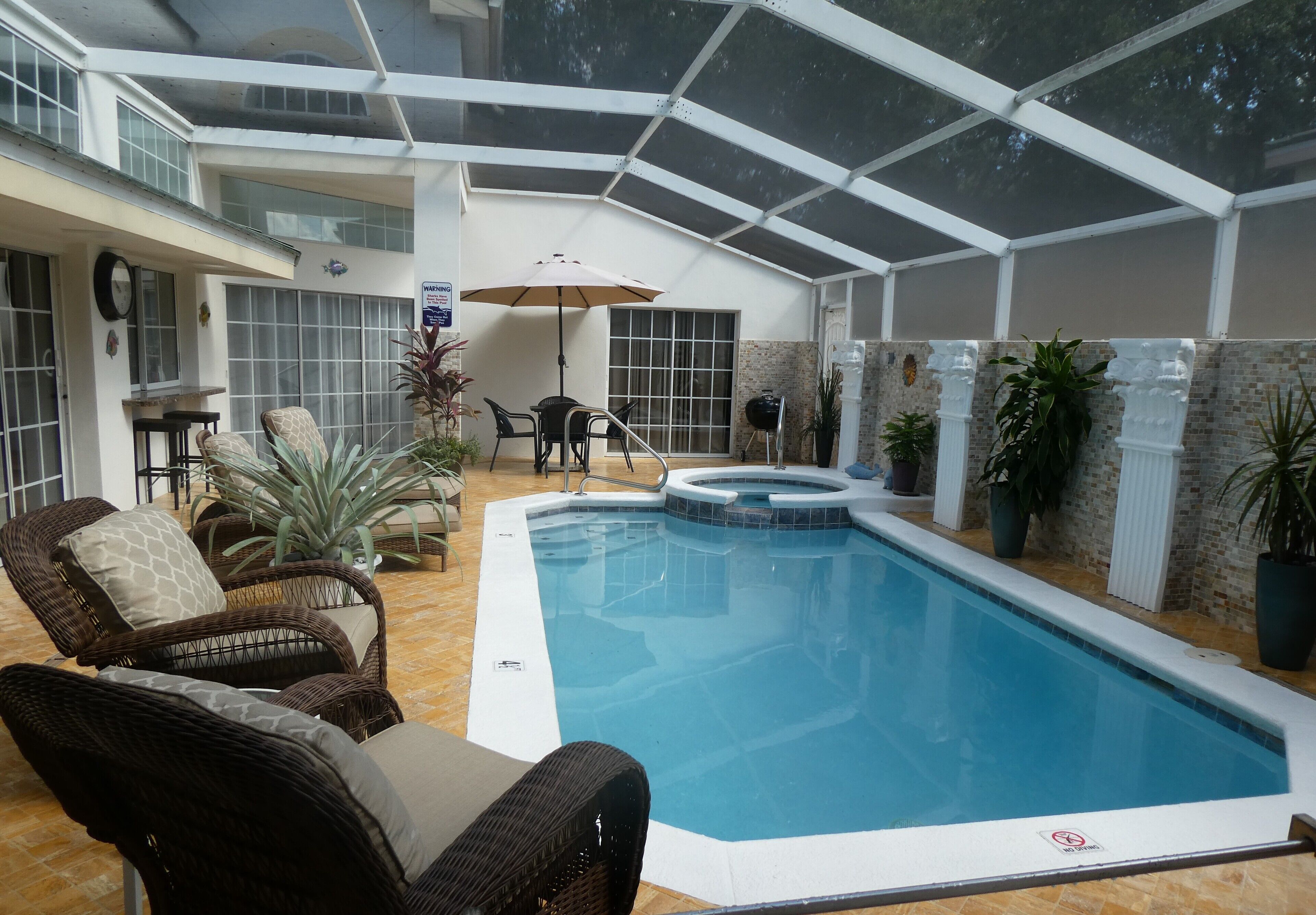 Außenpool, beheizter Pool