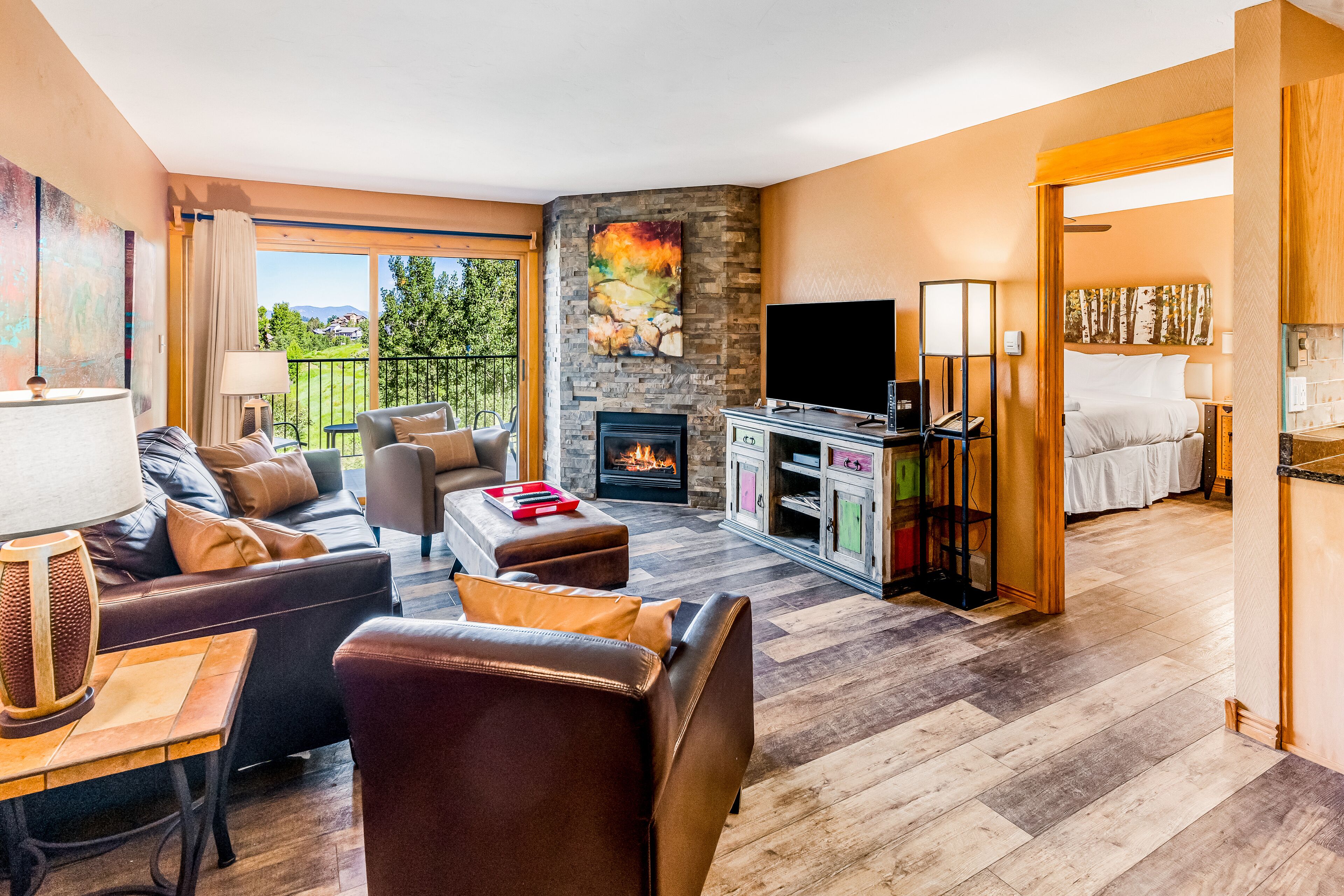 Televisio, takka, videopelejä, DVD-soitin