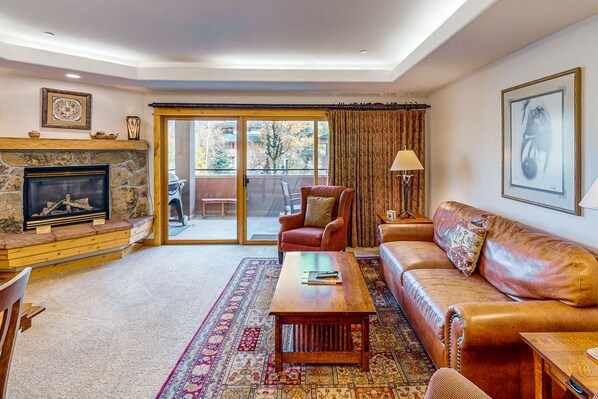 TV, fireplace, DVD player