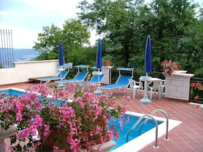 Outdoor pool - Spacious, Luxury Apartment in Castle Giuliopoli With Pool (Rosello)