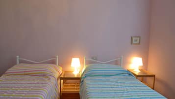 2 bedrooms, individually furnished, bed sheets