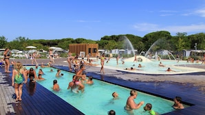 Outdoor pool - Tidy Chalet in Pine Forest near Adriatic Sea (Cesenatico)