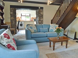 Fireplace - 1 bedroom accommodation in Trewellard, near Penzance (Trewellard, near Penzance)