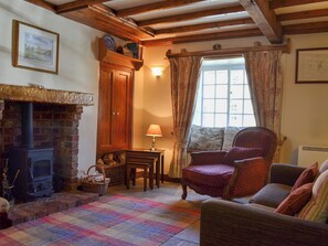Fireplace - 1 bedroom accommodation in Slingsby, near Malton (Slingsby, near Malton)