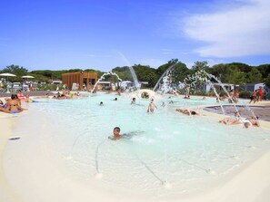 A water park with multiple pools and water features. - Nice Chalet in Pine Forest near Adriatic Sea (Cesenatico)