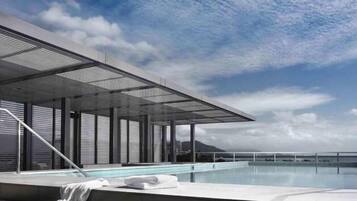 Indoor pool, a heated pool