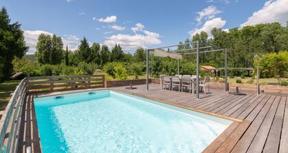 Deluxe Holiday Home in Gagnières With Private Swimming Pool