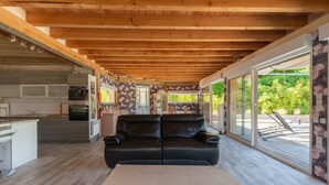 Dining - Deluxe Holiday Home in Gagnières With Private Swimming Pool (Gagnieres)