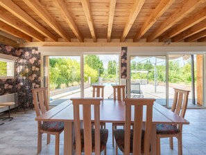 Dining - Deluxe Holiday Home in Gagnières With Private Swimming Pool (Gagnieres)