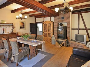 Unclassified image, 4 of 35, button - Gorgeous Timbered Farmhouse in the Sauerland With Garden, Fireplace and bar (Meschede)