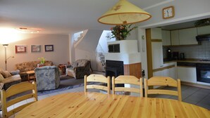 Living room - Serene Holiday Home in Bischofsmais Bavaria near Forest (Bischofsmais)