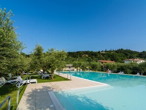 House | Pool | Outdoor pool - Holiday Home in Manerba del Garda Near Lake (Manerba del Garda)