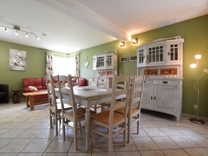 House | Dining - Holiday Home in Ardennes With Sauna (Bertrix)