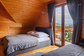 Huvila | 2 makuuhuonetta, yksilöllisesti kalustettu, vuodevaatteet