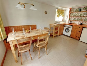 Dining - The old Coach House of This Dairy Farm was Converted Into a Lovely Cottage (Chippenham)