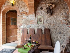 Ferienhaus | Balkon