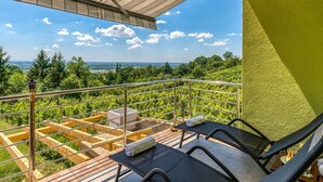Balcony - Modern Holiday Home in Voloder With Barbecue and Parking (Popovaca)