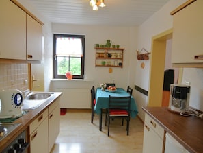 Apartment | Private kitchen - Small and Cozy Apartment in Frauenwald near Forest (Ilmenau)