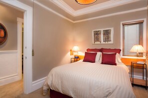 1 bedroom, memory-foam beds, desk, iron/ironing board