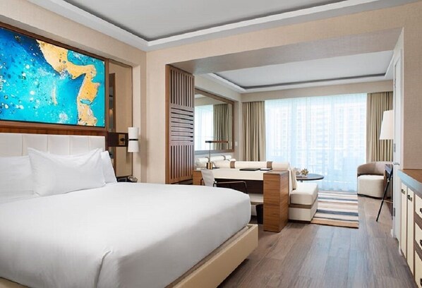 1 bedroom, desk, iron/ironing board, WiFi
