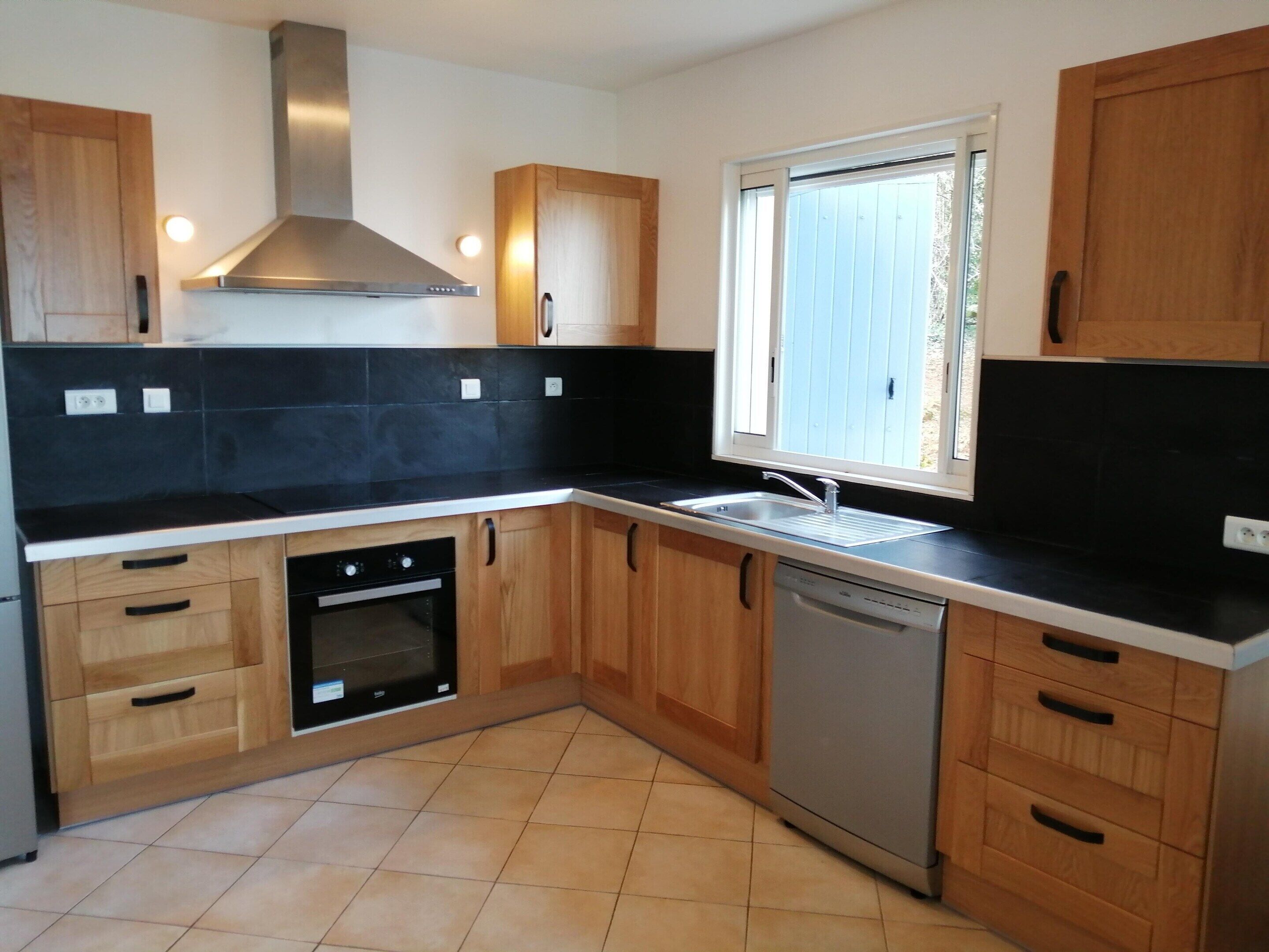 Villa | Private kitchen | Fridge, high chair