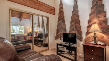 TV connectée, cheminée