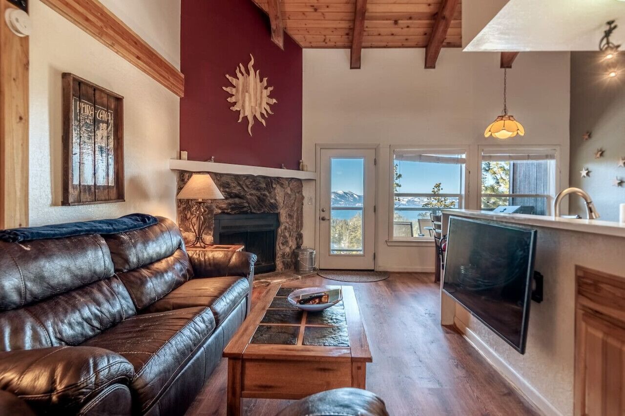 TV connectée, cheminée