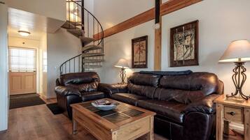 TV connectée, cheminée