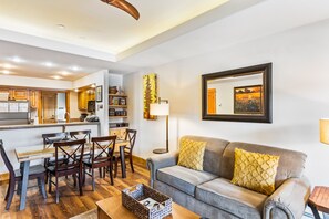 TV, fireplace, DVD player