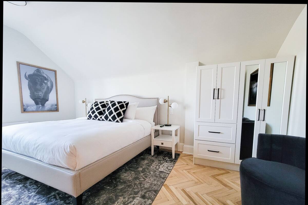 Premium bedding, pillow-top beds, individually decorated