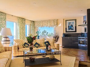 TV, DVD player, books, stereo - SUPERB 80m2 APARTMENT PANORAMIC SEA VIEW FROM THE ALPS TO THE ESTEREL (Saint-Raphaël)