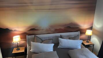 1 chambre, fer et planche Ă repasser, Wi-Fi, draps fournis