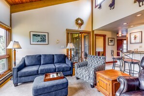 TV, fireplace, DVD player