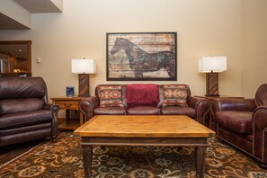 TV, fireplace, stereo - Luxury, Top-Floor, Ski-In/Ski-Out Condo w/ Fireplace, Balcony & Shared Hot Tub (Steamboat Springs)