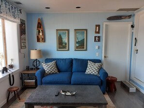 Smart TV, chimenea, Netflix y libros