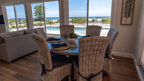 Direct Oceanfront Oasis: Remodeled Home with Private Heated Pool