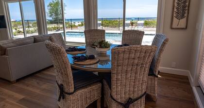 Direct Oceanfront Oasis: Remodeled Home with Private Heated Pool