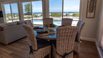 Direct Oceanfront Oasis: Remodeled Home with Private Heated Pool