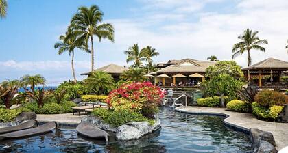 Surreal ocean front view and breezes at Hali'i Kai at Waikoloa Beach Resort