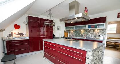 Luxurious vacation apartment in a quiet, rural setting