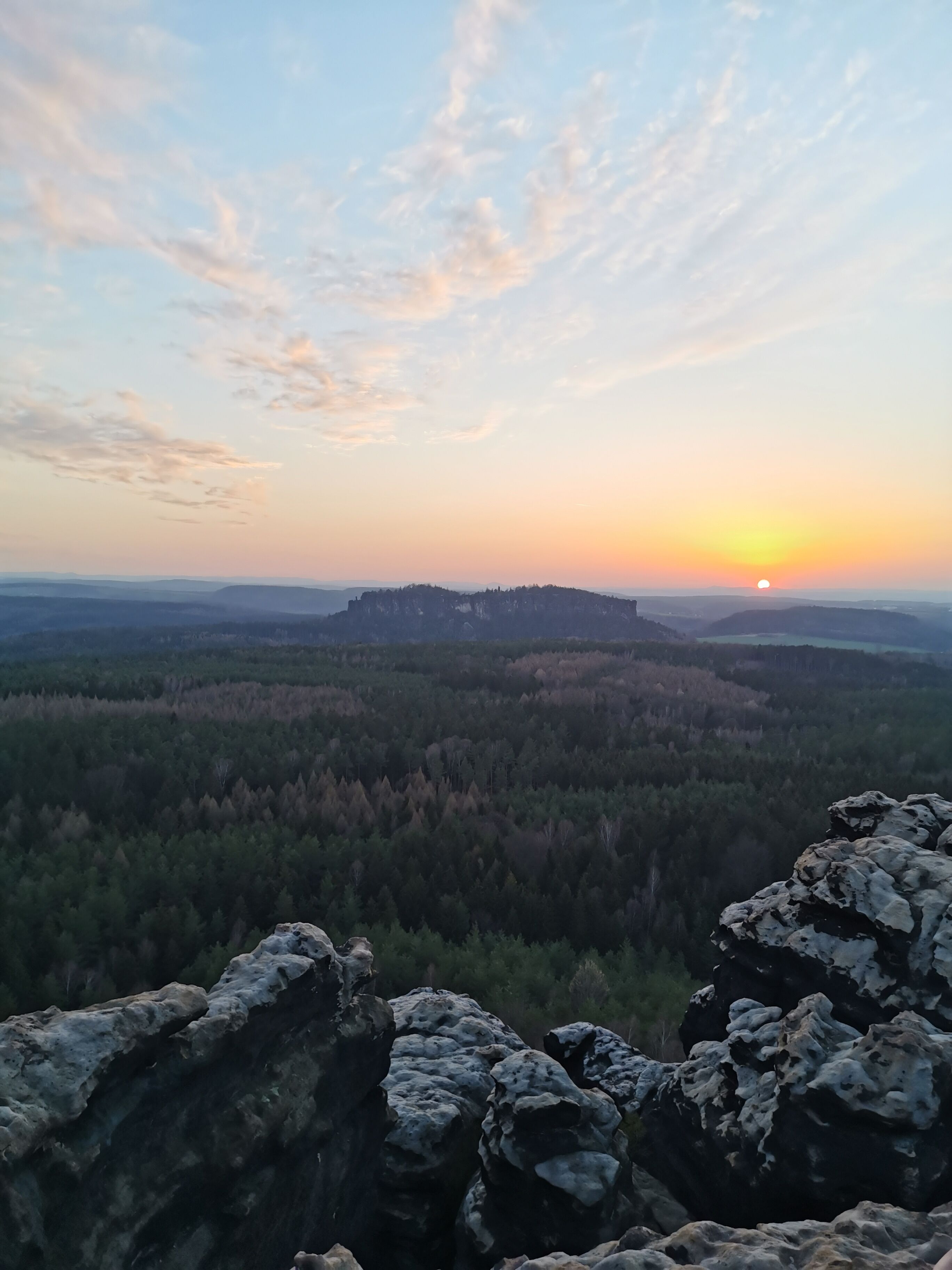 Sonnenuntergang auf dem Gohrisch