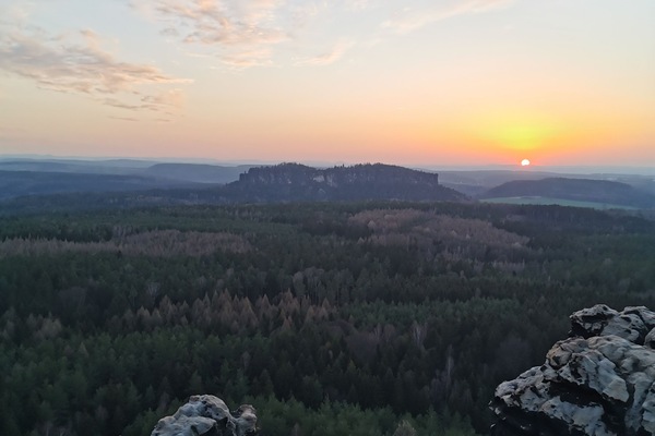 Sonnenuntergang auf dem Gohrisch