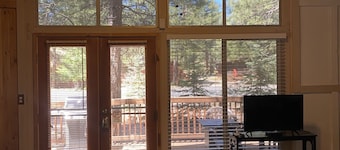 Dog Friendly Cute cabin on quiet lot with lots of pines.