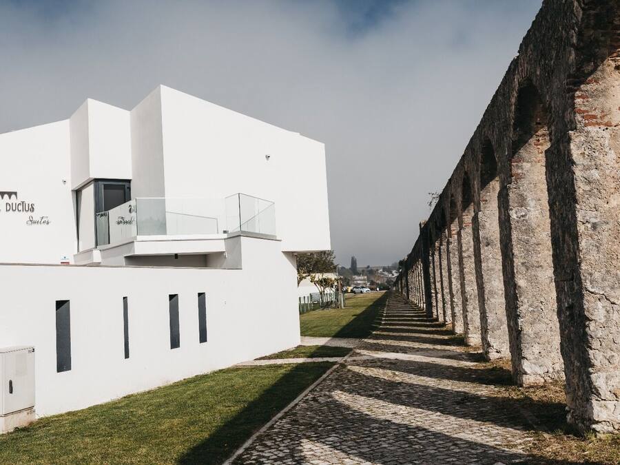 Majoituspaikan julkisivu