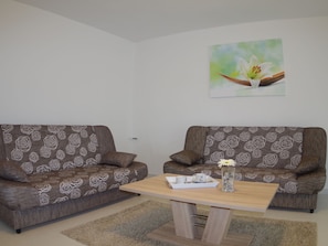 Living area - Apartment in Krnica Near Beach & BBQ (Marcana)