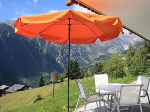 Apartment | Balcony - Modern Apartment in Bellwald With Terrace (Bellwald)