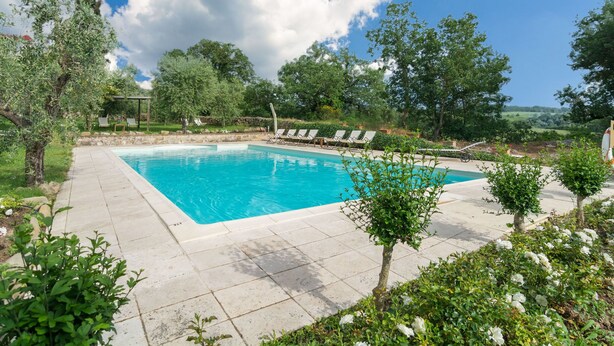 Outdoor pool - Farmhouse in Rapolano-terme With Swimming Pool, Garden, BBQ (Rapolano Terme)